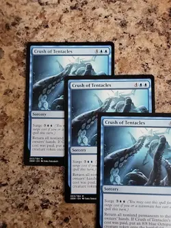 3x Magic the Gathering MTG Crush of Tentacles (53) Oath of the Gatewatch X3 - Image 4