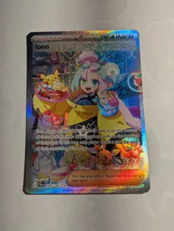 Iono 269/193 Sv02: Paldea Evolved Holo Special Illustration Rare Pokemon TCG   - Image 1