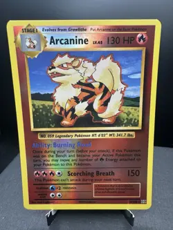 Pokemon TCG XY Evolutions Arcanine 18/108 Reverse Holo Rare NM! - Image 1