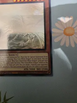 YUGIOH! Blue-Eyes Alternative White Dragon (Ghost Rare) GFTP-EN129 1st Edition - Image 5