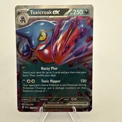 Toxicroak ex 131/198 SV01: Scarlet & Violet Base Set Holo - Pokemon Card  - Image 1