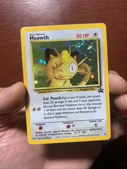 Meowth GB Black Star Promo #10 PokÃ©mon Card WOTC Vintage Rare c435 - Image 4