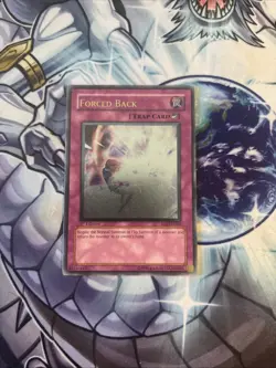 (UU) Yugioh Forced Back EOJ-EN060 Ultimate Rare 1st Ed LP - Image 1