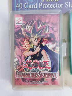 YuGiOh Pharaoh's Servant Booster Pack Square Original Konami (NEW, Open Box) - Image 2