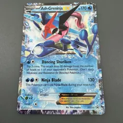 PokÃ©mon TCG Ash-Greninja EX Black Star Promo Holo Card XY133 - Image 1