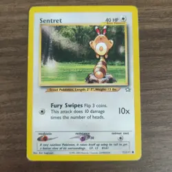 Sentret 71/111 - MP Neo Genesis - 2000 Common Pokemon TCG Card - Image 1