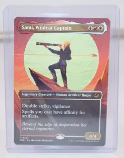 MTG Edge of Eternities TRIUMPHANT BORDERLESS M Sami, Wildcat Captain #0301 - Image 1
