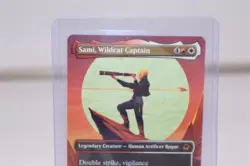MTG Edge of Eternities TRIUMPHANT BORDERLESS M Sami, Wildcat Captain #0301 - Image 2