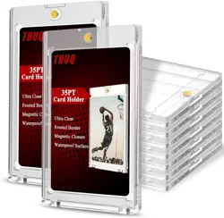 10ct Magnetic Card Holder for Trading Cards, 35pt 10, Clear  - Image 1