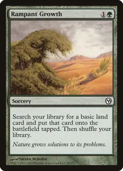 Rampant Growth Duels of the Planeswalkers PLD Green Common MTG CARD ABUGames - Image 1
