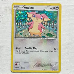 PRE-OWNED PokÃ©mon TCG Audino McDonald's Promos Holo Card 12/12 Lightly Played - Image 1