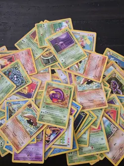 Pokemon TCG Bulk 50 Card Lot Mix, 5 Vintage, 5 Holo/Reverse, No Energy/Trainers - Image 1