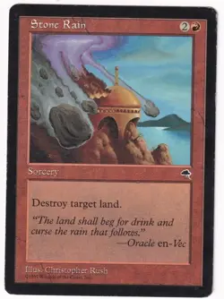 Stone Rain Tempest #206 Magic The Gathering 1997 MTG Single - Image 1