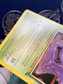 Pokemon - Fossil - Muk 28/62 - Rare Non Holo NM - Image 5