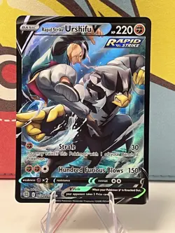 Pokemon TCG - 2022 Rapid Strike Urshifu V TG20/TG30 - Ultra Rare - MINT - Image 1