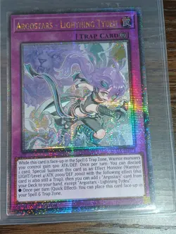 SUDA-EN071 Argostars - Lightning Tydeu Quarter Century Secret Rare 1st Ed YuGiOh - Image 1