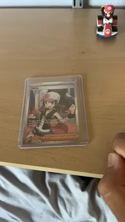 PokÃ©mon TCG Hilda Full Art Trainer White Flare English Card 164/086 Near Mint - Image 1