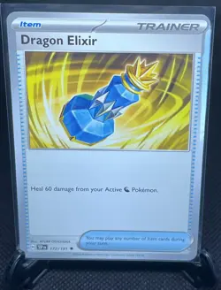 NM Dragon Elixir 172/191 SSP EN Uncommon Pokemon Surging Sparks 2024 - Image 1