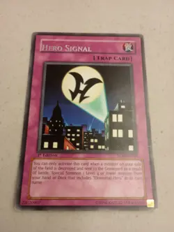 Hero Signal 1st Edition Rare TLM-EN049 LP Yugioh Card - Image 1