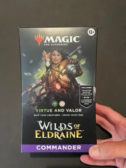 Wilds of Eldraine Commander Deck - Virtue and Valor MTG Brand New Sealed - Image 1