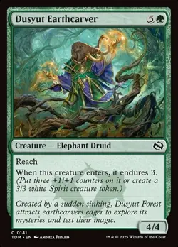 Dusyut Earthcarver MTG Tarkir: Dragonstorm NM Magic Regular - Image 1