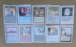 MTG Revised Edition Starter Deck - 58 Cards and Manual 1994 Magic The Gathering - Image 12