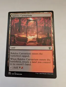 Rakdos Carnarium Commander: Innistrad: Crimson Vow Regular MTG - Image 1