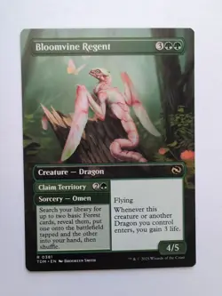 MTG Bloomvine Regent (TDM) Tarkir: Dragonstorm Borderless Rare 0381 - Image 2