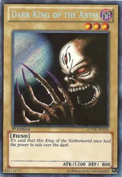 Yugioh! LP Dark King of the Abyss - LCYW-EN220 - Secret Rare - Unlimited Edition - Image 1
