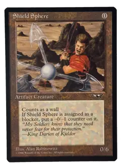 Mtg â€”Shield Sphere â€”Alliances Regular Uncommonâ€” NMâ€”Vintage Magic the Gathering - Image 1