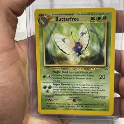 Butterfree 19/75 Neo Discovery Regular - Pokemon TCG - LP/NM Vintage Rare Card - Image 1