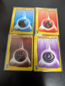 Pokemon Card Japanese - Water, Fire, Fighting , Psychic Energy Cards - Image 1