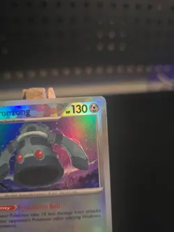 Pokemon Card Bronzong (Master Ball) #67 Prismatic Evolutions Holo English - Image 3