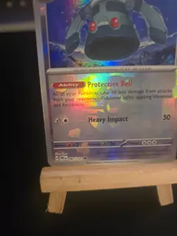 Pokemon Card Bronzong (Master Ball) #67 Prismatic Evolutions Holo English - Image 4