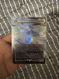MTG NM: Venat, Heart of Hydaelyn (Borderless) Holo/Foil, Final Fantasy, English - Image 1