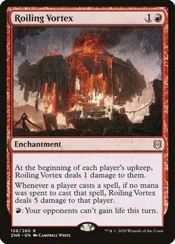 Roiling Vortex 1x FOIL ZNR MTG Zendikar Rising Rare MINT red - Image 1