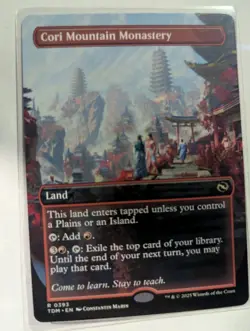 Cori Mountain Monastery (Borderless) Tarkir: Dragonstorm Regular - MTG RARE - Image 1