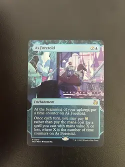 As Foretold - (Foil) Wilds of Eldraine: Enchanting Tales Mtg Rare 14 - Image 1