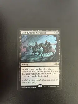 Lich-Knights' Conquest - (Foil) Wilds of Eldraine Mtg Rare 96 - Image 1