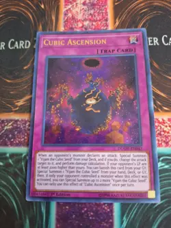 Yugioh Cubic Ascension DUOV-EN047 Ultra Rare 1st Edition Near Mint - Image 1