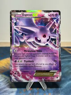 Espeon EX 52/122 XY Breakpoint Holo Ultra Rare 2016 Pokemon Card LP - Image 1