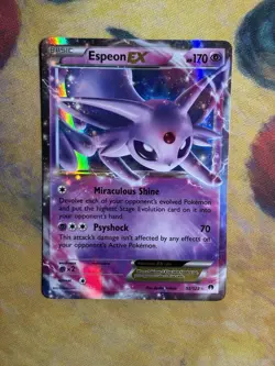 Espeon EX 52/122 XY Breakpoint Holo Ultra Rare 2016 Pokemon Card LP - Image 2
