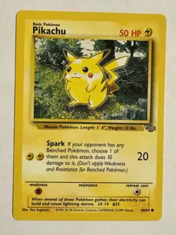 Pokemon Tcg Lot 3x Red Cheeks Pikachu Charmander Bulbasaur 1999 Vintage WOTC - Image 3