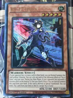 Yugioh! TCG - K9-17 Izuna - Ultra Rare - JUSH-EN031 - Justice Hunters - 1st - Image 3