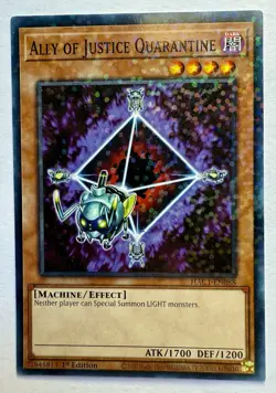YuGiOh Ally of Justice Quarantine HAC1-EN088 1st Duel Terminal Common - Image 1