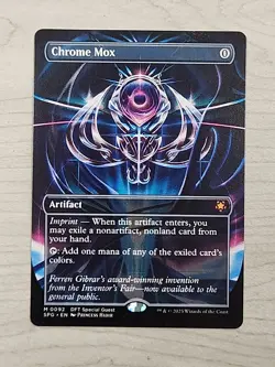 MTG Chrome Mox Borderless Regular English Special Guest Aetherdrift  - Image 1