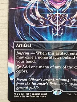 MTG Chrome Mox Borderless Regular English Special Guest Aetherdrift  - Image 4