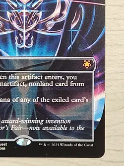 MTG Chrome Mox Borderless Regular English Special Guest Aetherdrift  - Image 5