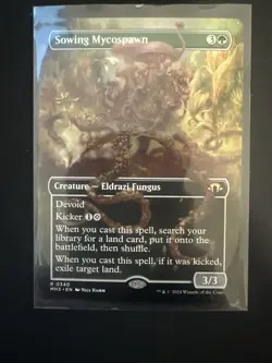 MTG - Sowing Mycospawn (Borderless) Modern Horizons 3 Non Foil - Image 1