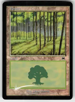 MTG Onslaught #350 Forest FOIL (350) Lightly played tcg - Image 1